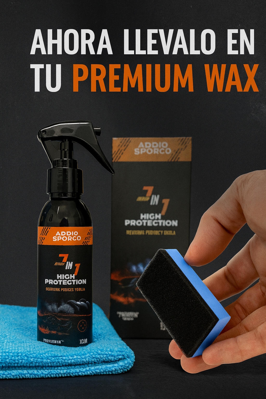 Premium Wax 3 en 1 + Paño y Esponja